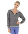 Helena Hooded Fleece-S-Gray