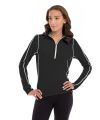 Olivia 1/4 Zip Light Jacket-L-Black