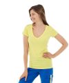 Diva Gym Tee-L-Yellow