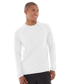 Deion Long-Sleeve EverCool&trade; Tee-S-White