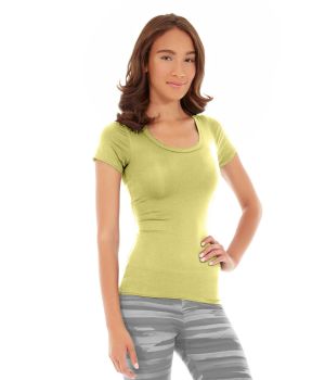 Desiree Fitness Tee-XL-Yellow