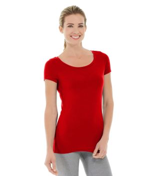 Tiffany Fitness Tee-XL-Red